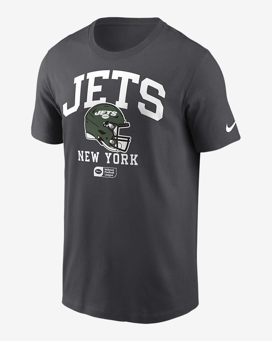 New York Jets Helmet Essential Men s Nike NFL T Shirt. Nike